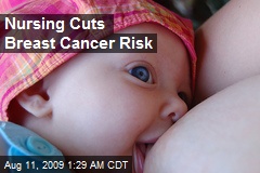 Nursing Cuts Breast Cancer Risk