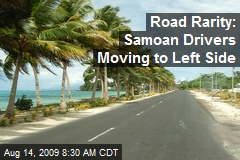 Road Rarity: Samoan Drivers Moving to Left Side