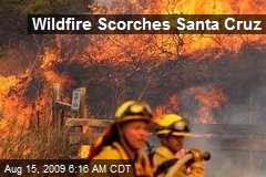 Wildfire Scorches Santa Cruz