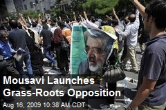 Mousavi Launches Grass-Roots Opposition