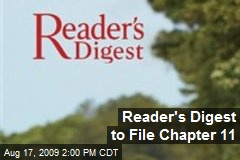 Reader's Digest to File Chapter 11