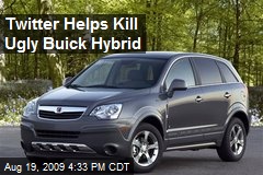 Twitter Helps Kill Ugly Buick Hybrid