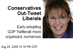 Conservatives Out-Tweet Liberals