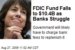 FDIC Fund Falls to $10.4B as Banks Struggle