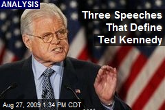 Three Speeches That Define Ted Kennedy