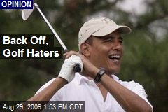 Back Off, Golf Haters