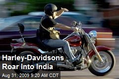 Harley-Davidsons Roar Into India