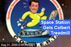 Space Station Gets Colbert Treadmill
