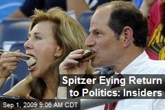 Spitzer Eying Return to Politics: Insiders