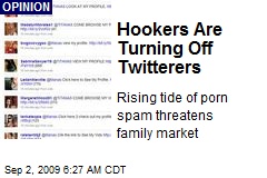Hookers Are Turning Off Twitterers