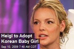 Heigl to Adopt Korean Baby Girl