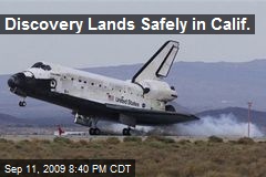 Discovery Lands Safely in Calif.