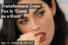 Transformers Crew: Fox Is 'Dumb as a Rock'