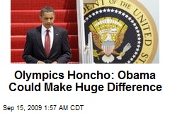 Olympics Honcho: Obama Could Make Huge Difference