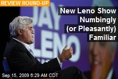 New Leno Show Numbingly (or Pleasantly) Familiar