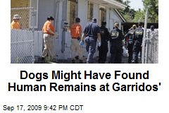 Dogs Might Have Found Human Remains at Garridos'
