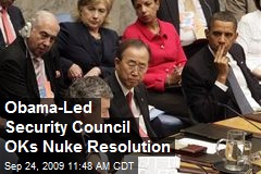 Obama-Led Security Council OKs Nuke Resolution