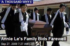 Annie Le's Family Bids Farewell
