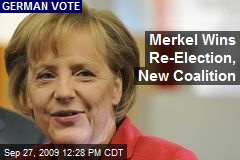 Merkel Wins Re-Election, New Coalition