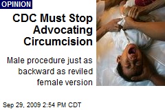 CDC Must Stop Advocating Circumcision