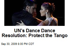 UN's Dance Dance Resolution: Protect the Tango
