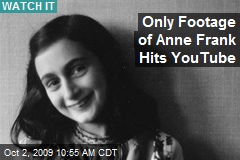 Only Footage of Anne Frank Hits YouTube