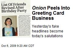 Onion Peels Into Greeting Card Business