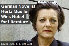 German Novelist Herta Mueller Wins Nobel for Literature
