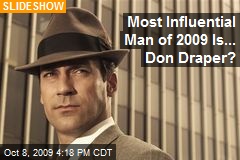 Most Influential Man of 2009 Is... Don Draper?