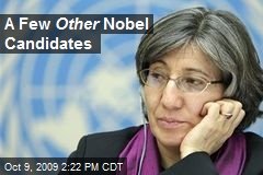 A Few Other Nobel Candidates