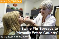 Swine Flu Spreads to 'Virtually Entire Country'