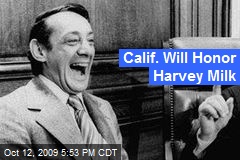 Calif. Will Honor Harvey Milk