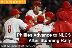 Phillies Advance to NLCS After Stunning Rally