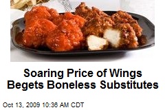 Soaring Price of Wings Begets Boneless Substitutes