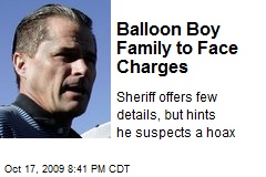 Balloon Boy Family to Face Charges