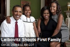 Leibovitz Shoots First Family
