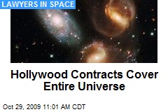 Hollywood Contracts Cover Entire Universe