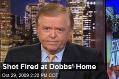 Shot Fired at Dobbs' Home