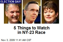 5 Things to Watch in NY-23 Race