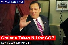 Christie Takes NJ for GOP