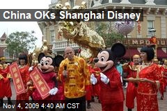 China OKs Shanghai Disney