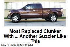 Most Replaced Clunker With ... Another Guzzler Like This