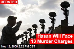 Hasan Will Face 13 Murder Charges