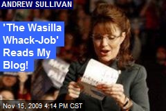 'The Wasilla Whack-Job' Reads My Blog!