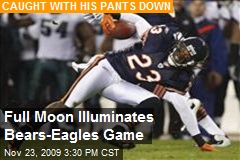 Full Moon Illuminates Bears-Eagles Game