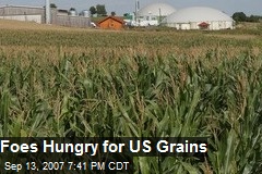 Foes Hungry for US Grains