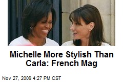 Michelle More Stylish Than Carla: French Mag