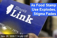 As Food Stamp Use Explodes, Stigma Fades