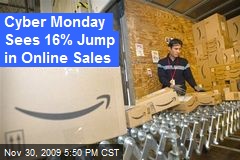 Cyber Monday Sees 16% Jump in Online Sales