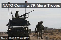 NATO Commits 7K More Troops